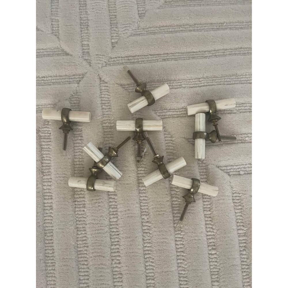 Pier 1 Kitchen Cabinet Hardware Pulls Knobs Brass and stone